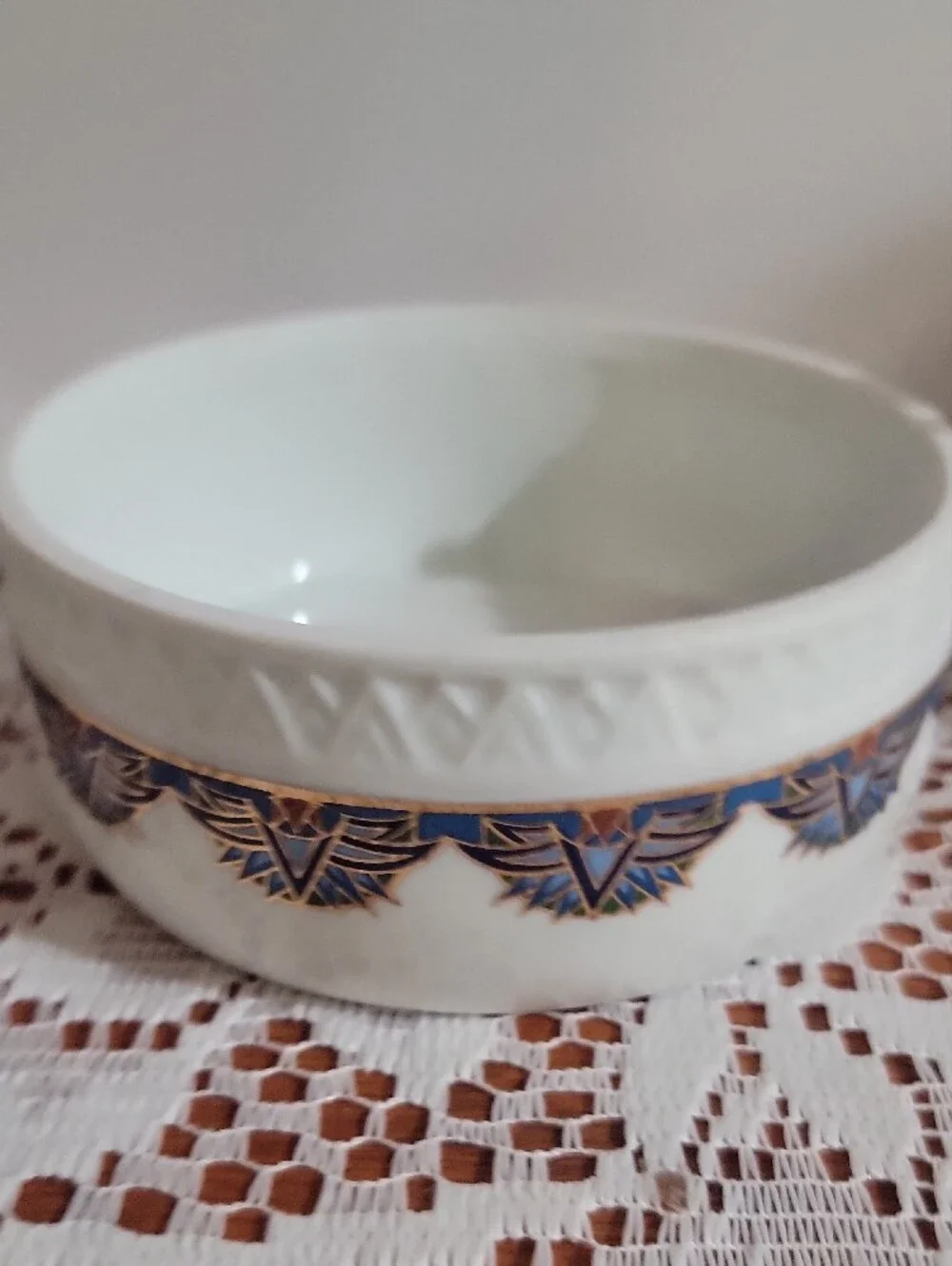 Elizabeth Arden 'Treasures of the Pharaohs' Candle Jar And Trinket/Powder Dish